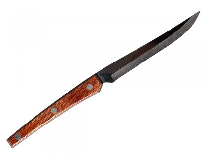 Couteau à steak "Black Square" en bois / inox / lisse